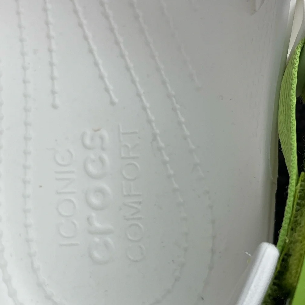 Crocs Classic All Terrain Slide Sandal White  Size Men's Size 15 NEW
